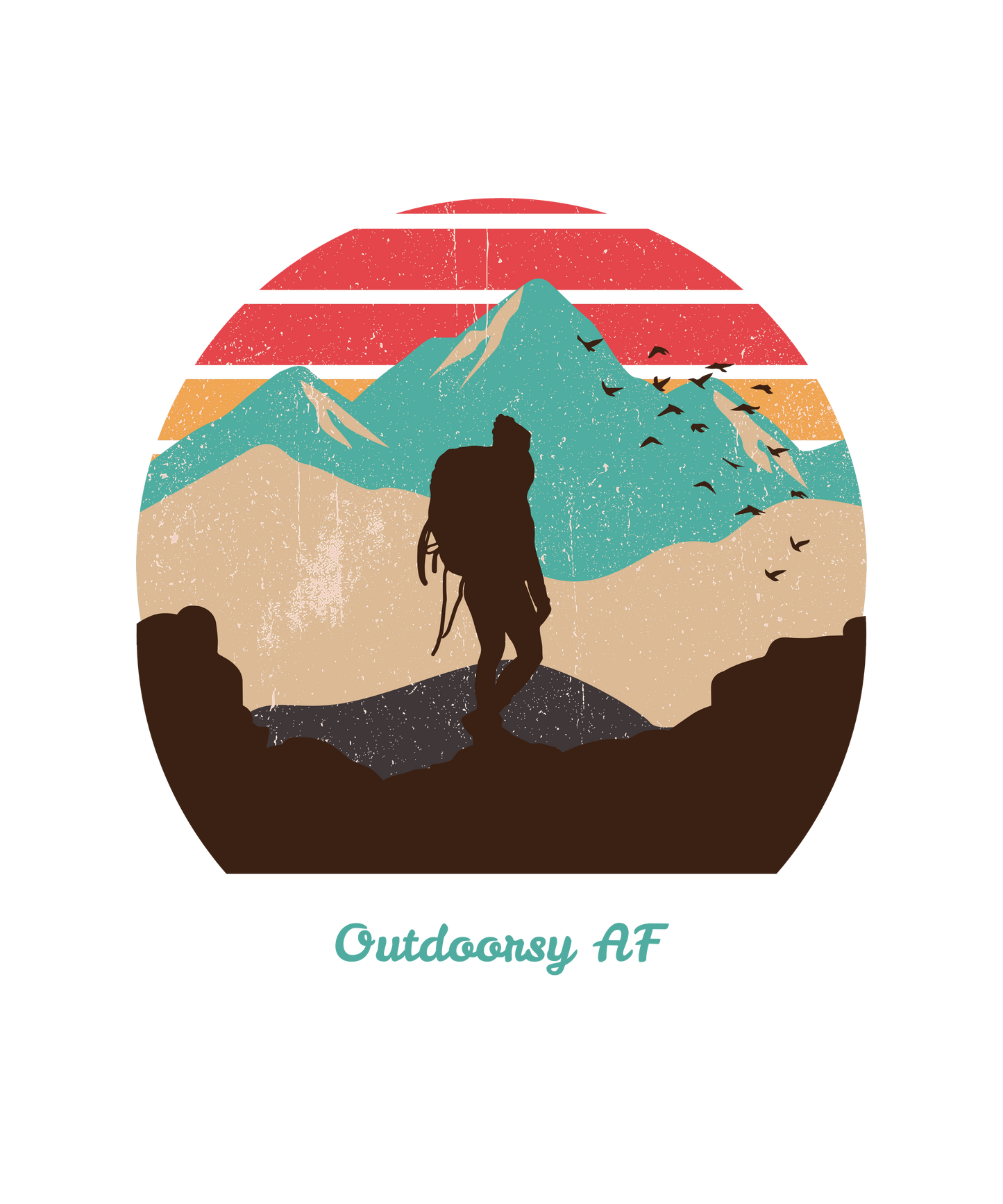 Outdoorsy Bubble-free stickers